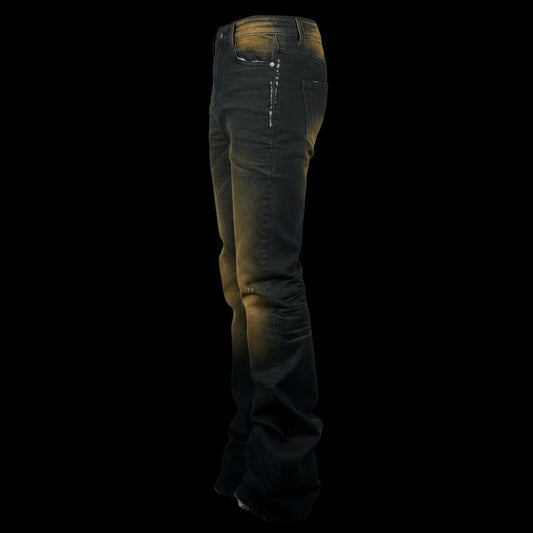25FW 063CLUB VINTAGE WASHED BLACK JEANS